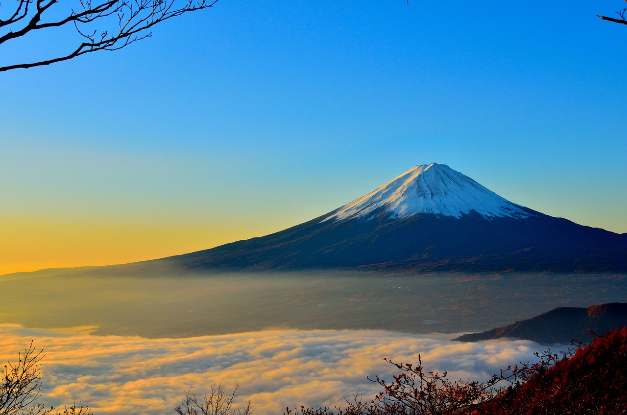 mountain, volcano, peak, nature, summit, countryside, sea of clouds, scenery, scenic, idyllic, mount fuji, japan, mountain, mountain, mountain, japan, japan, japan, japan, japan