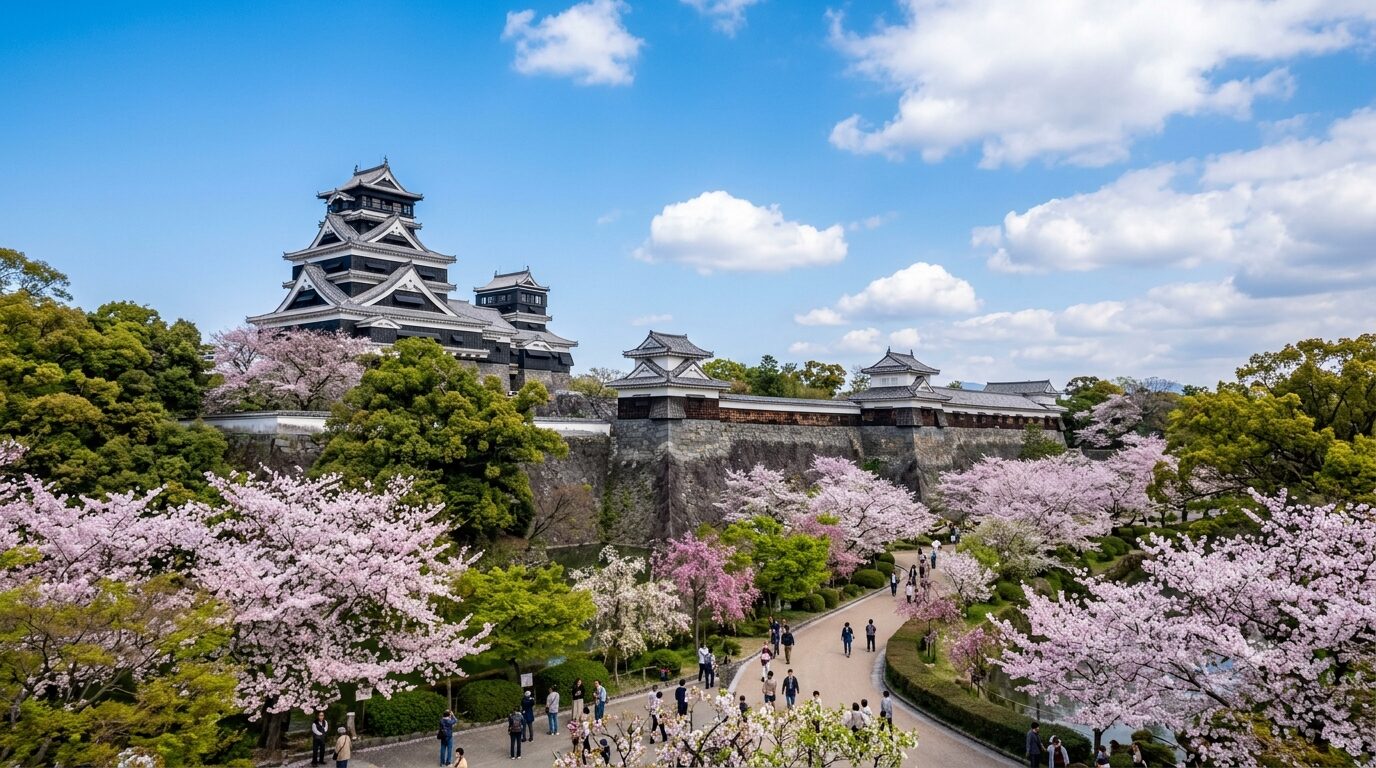 The main keep of Kumamoto Castle