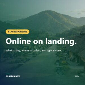 Japan WiFi, SIM eSIM Guide 2026 — Stay Connected from Landing