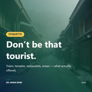 Japanese Etiquette Guide 2026 — Manners, Customs Cultural Rules for Travelers