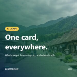 IC Card Japan 2026 — Suica, Pasmo ICOCA Complete Guide