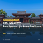 Michelin Green Guide around Kyoto starred sights 2026