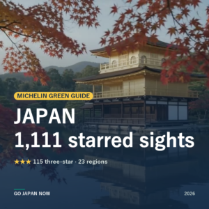Michelin Green Guide Japan every starred place index 2026