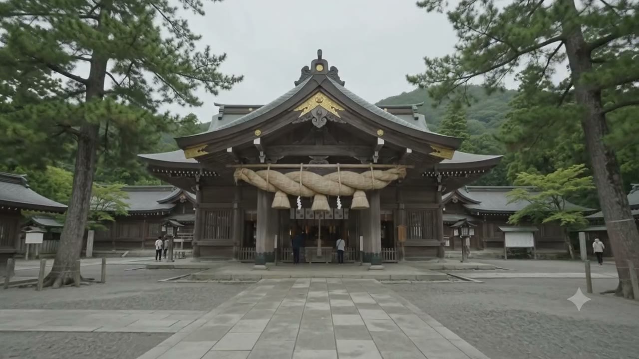 Izumo Taisha, two stars in the 2015 Michelin Green Guide — the shrine halls and approach