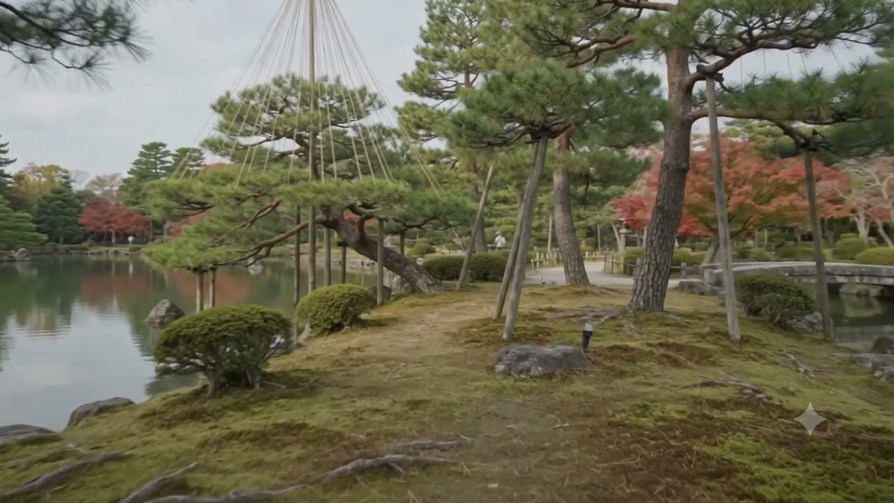 Kenroku-en, three stars in the 2015 Michelin Green Guide — the daimyo garden in Kanazawa