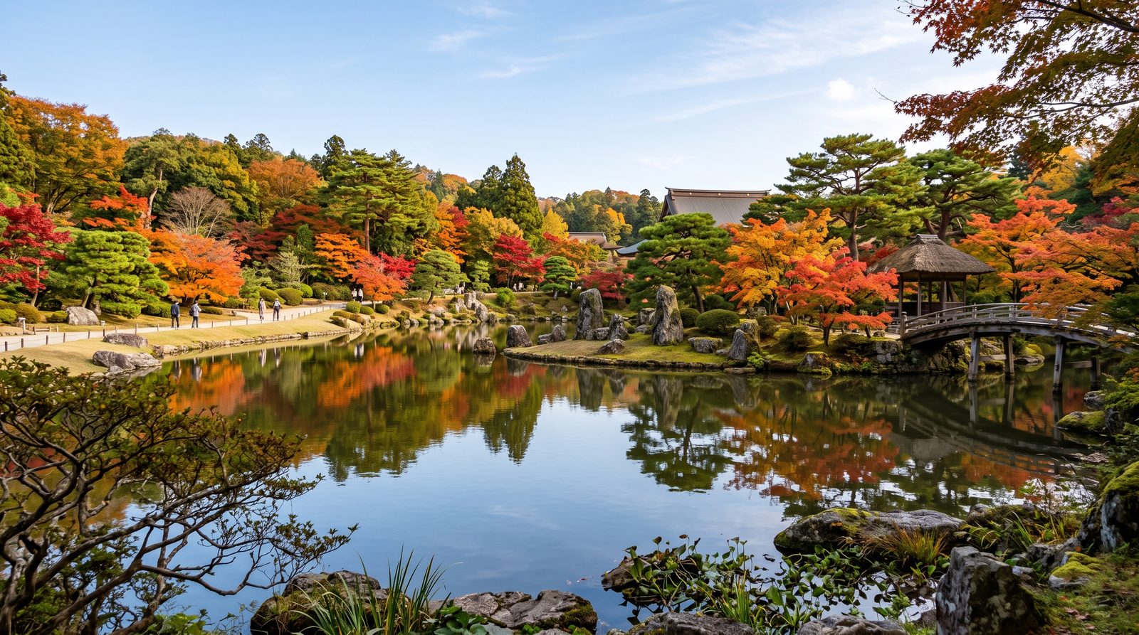 The Pure Land garden at Motsu-ji in Hiraizumi, one star in the 2015 Michelin Green Guide
