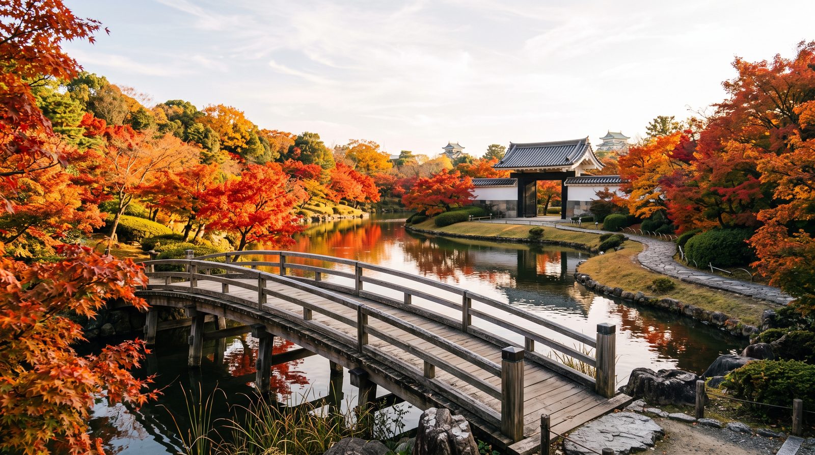 The daimyo garden beside the Tokugawa Art Museum in Nagoya, two stars in the 2015 Michelin Green Guide